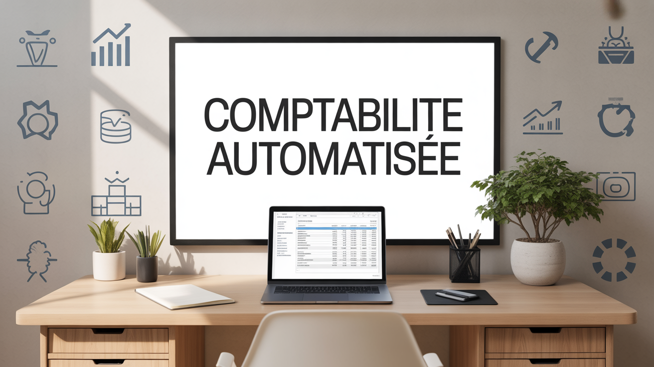 bureau moderne ordinateur comptabilite automatisee