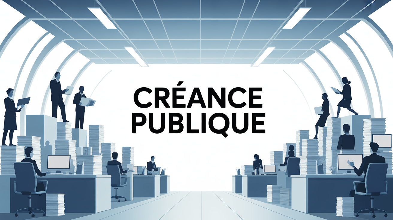 Professionnels gerent dossier creance publique sur plateforme securisee