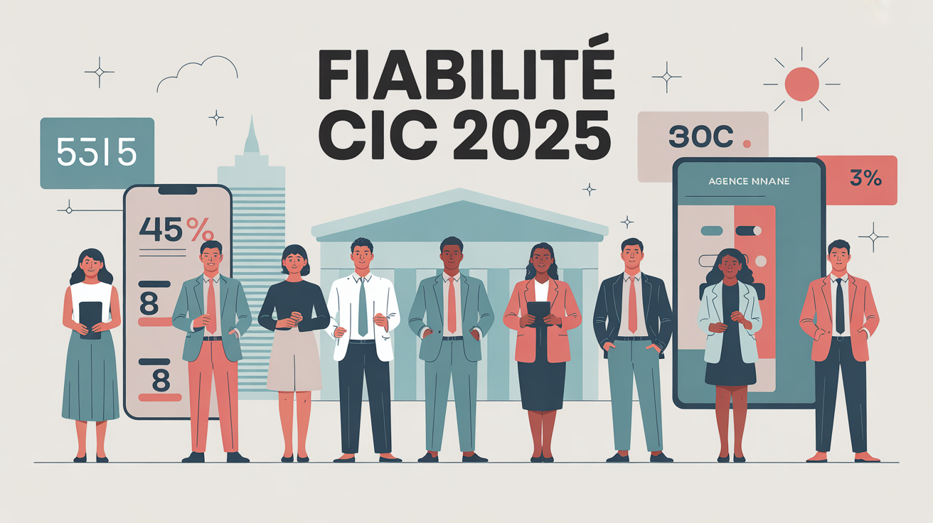 Illustration fiabilite CIC 2025 agence et mobile