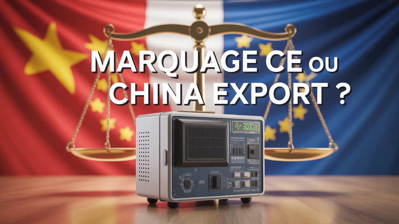 Marquage CE ou China Export sur produit electronique