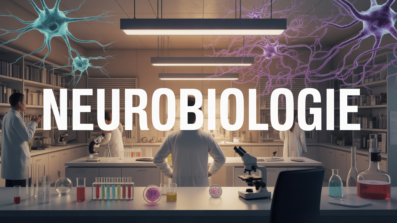 laboratoire moderne silhouettes chercheurs neurobiologie