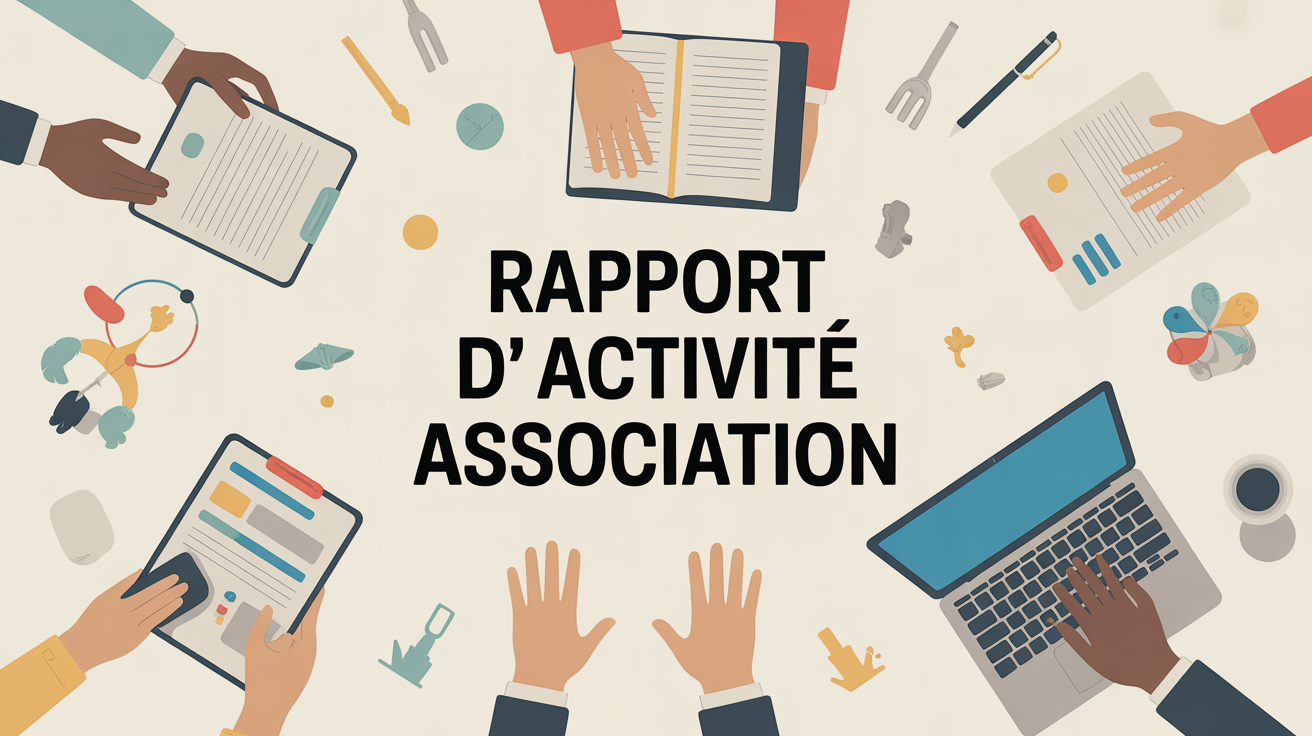rapport d activite association table travail dynamique