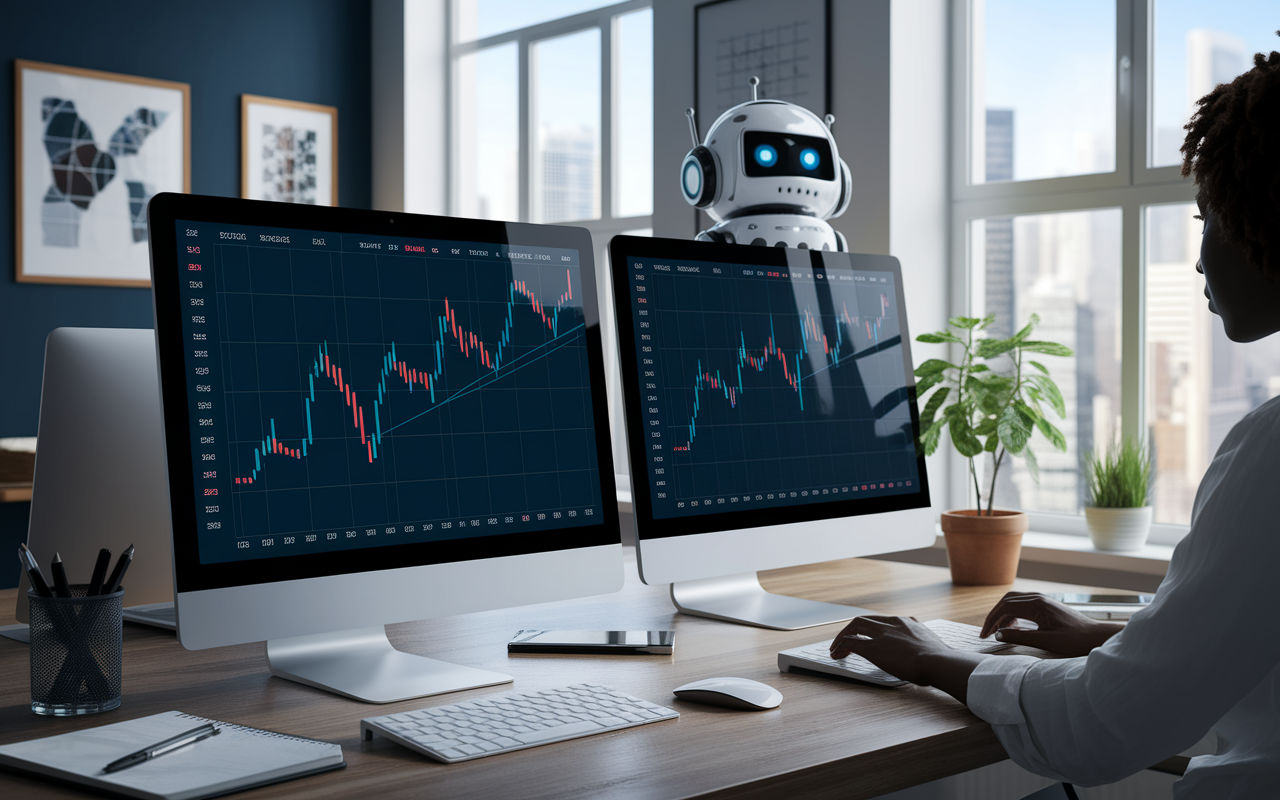 robot trading IA Trader i2 NeuPro graphiques taux reussite