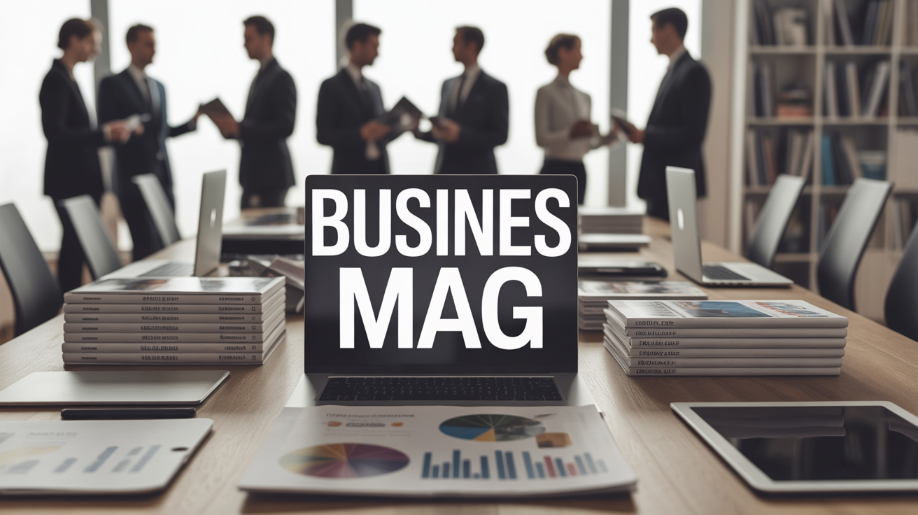 Bureau moderne magazines business mag