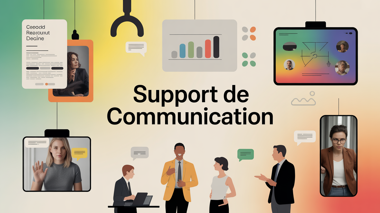 Support de communication visuel print et digital PME