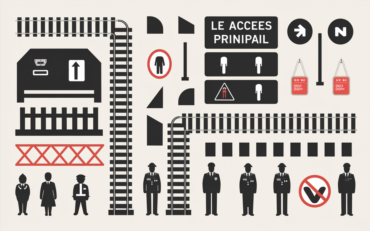 Plan d’accès du technicentre Villeneuve-Saint-Georges