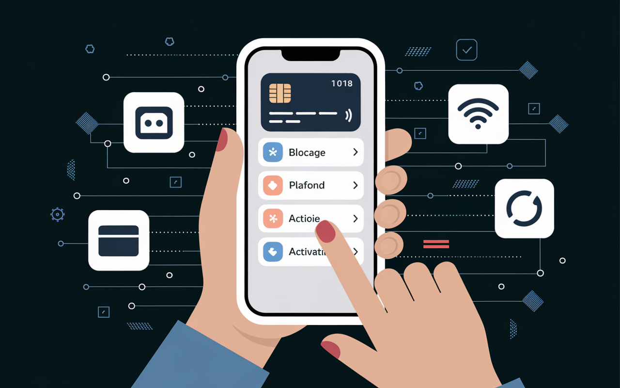 carte bancaire banque postale securite digitale gestion mobile