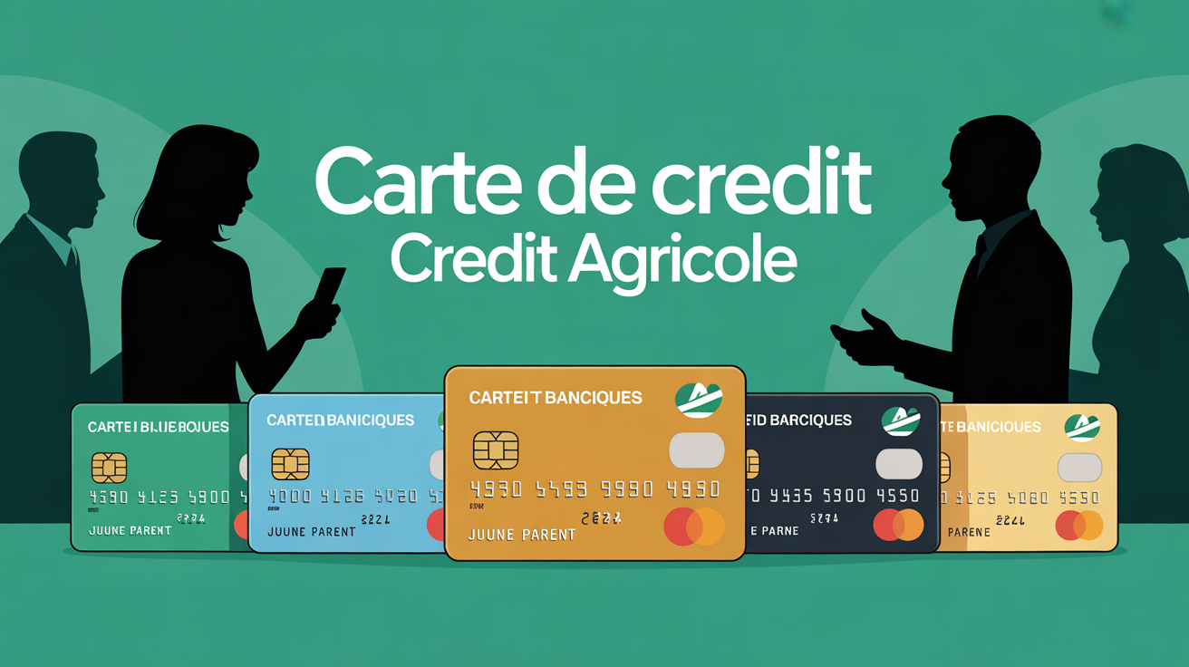 Choix carte de credit Credit Agricole profils utilisateur
