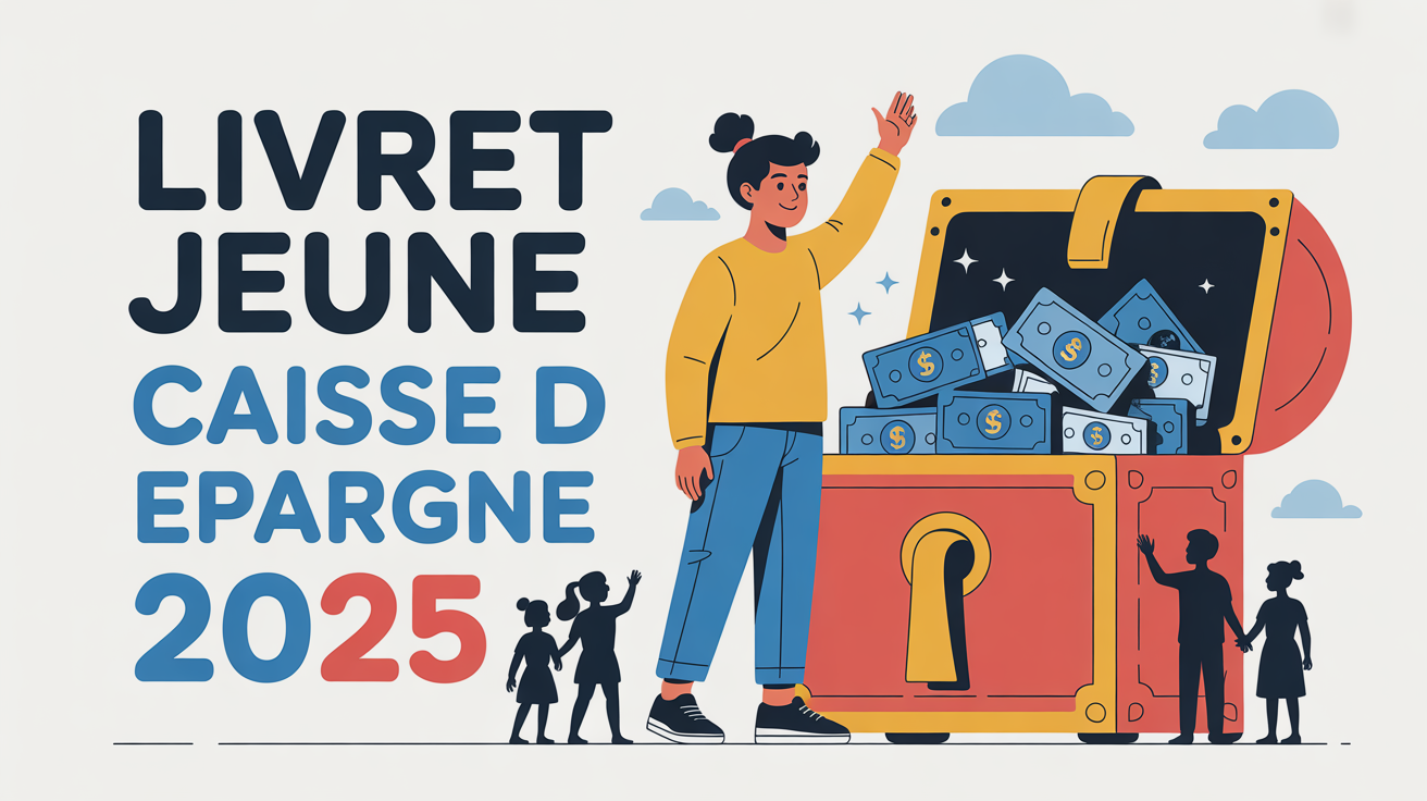 Adolescent famille coffre-fort Livret Jeune Caisse d’Epargne 2025