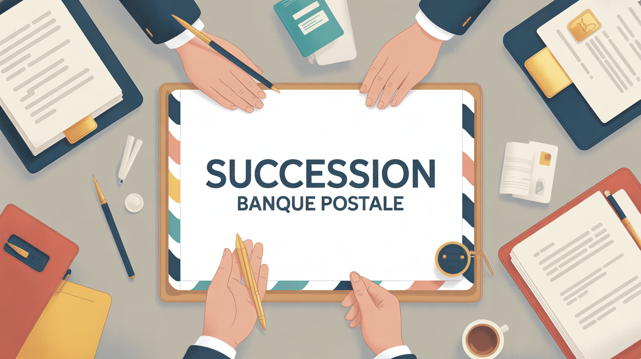 Illustration dossier succession Banque Postale