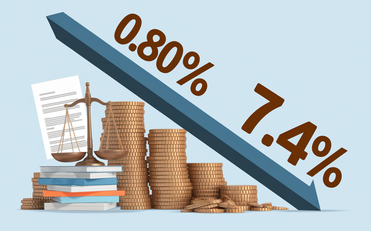 Graphique taux et frais crédit consommation Banque Postale