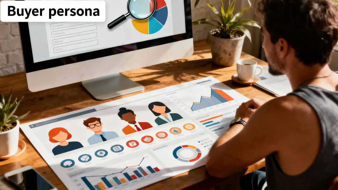 Graphique analyse audience buyer persona