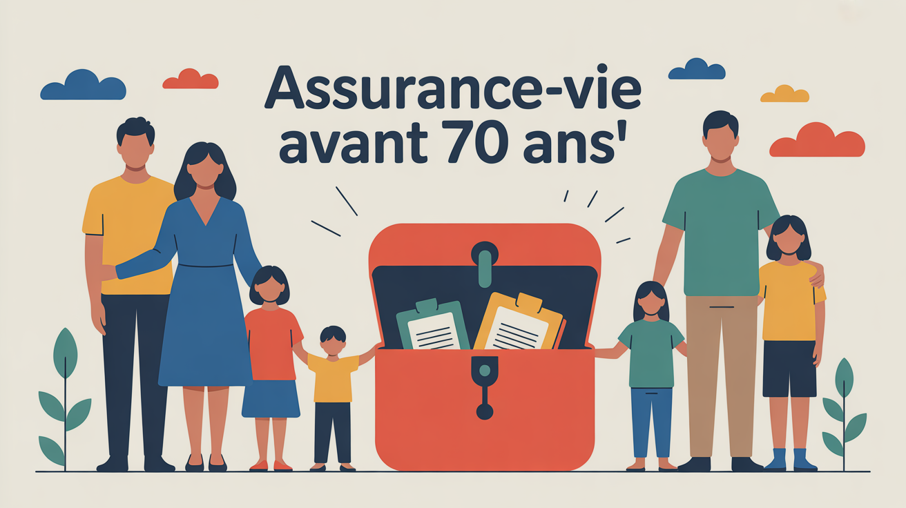 image assurance vie avant 70 ans famille coffre fort