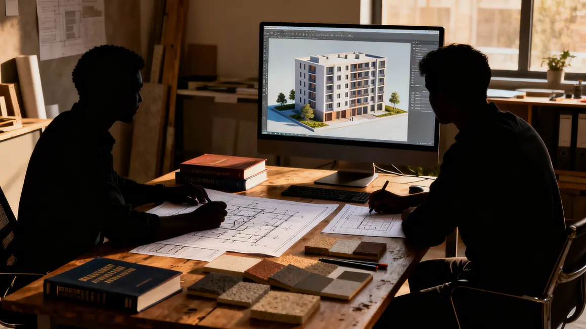 Ingenieurs bureau Lyon analyse plans maquette
