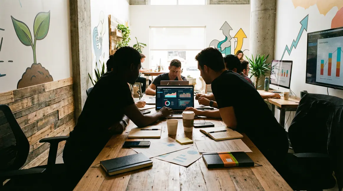 Espace coworking croissance contenu digital