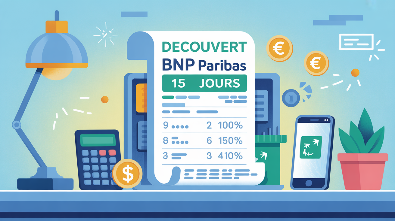 releve bancaire stylise decouvert bnp paribas 15 jours