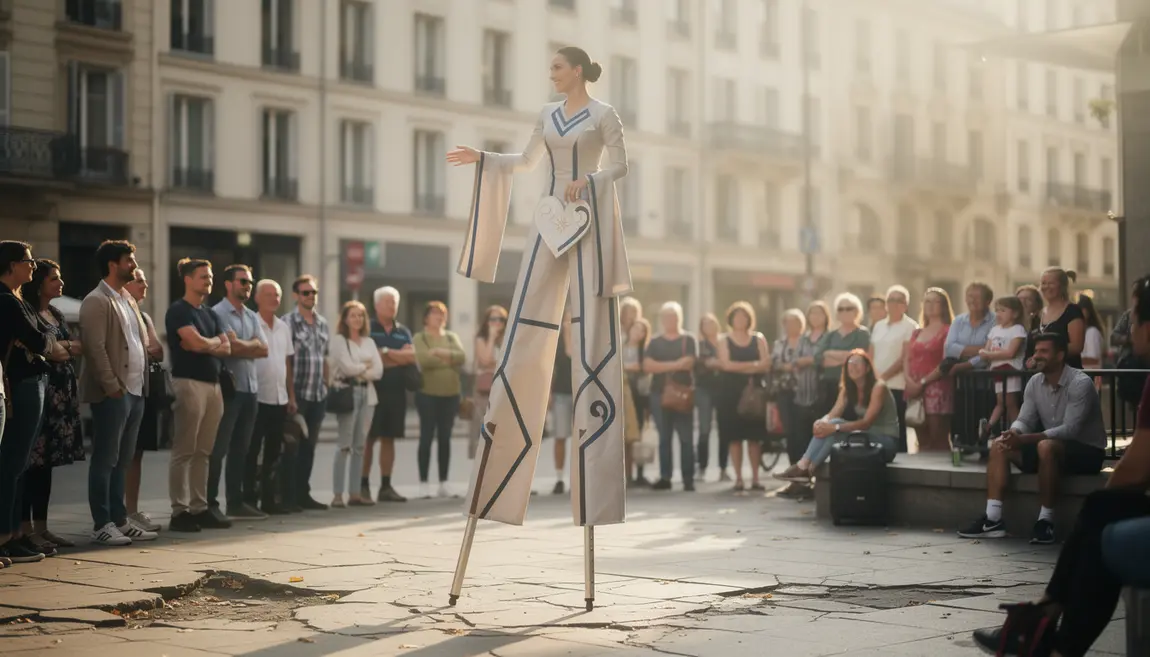 echassier professionnel en spectacle urbain