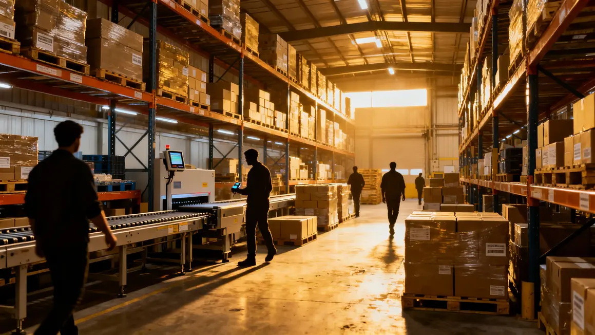 Entrepot logistique mondialisation industrie