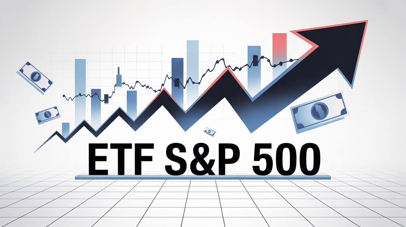 Graphique professionnel ETF S&P 500 croissance