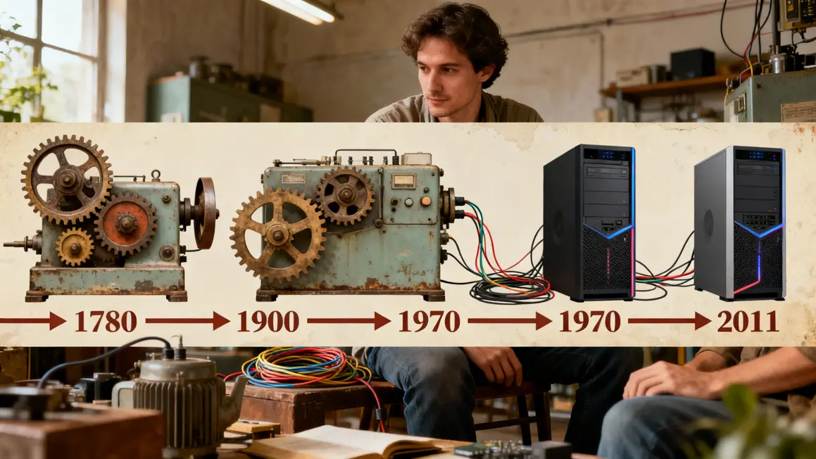 chronologie industrie 4.0 transformation historique