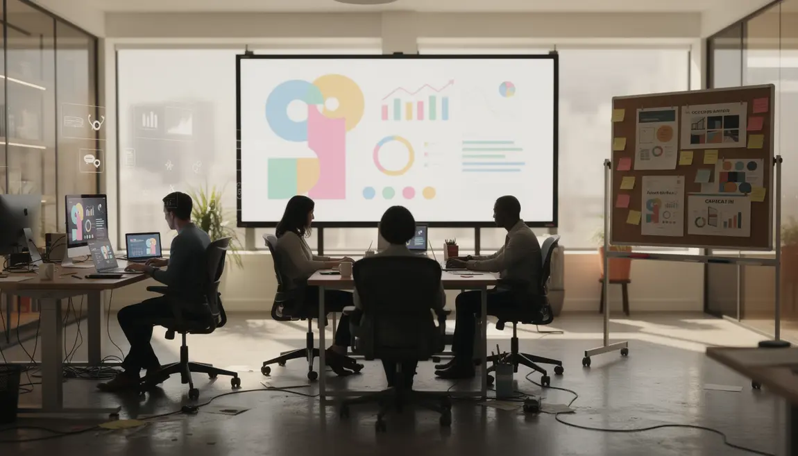 Graphiques marketing mix modeling equipe digital offline