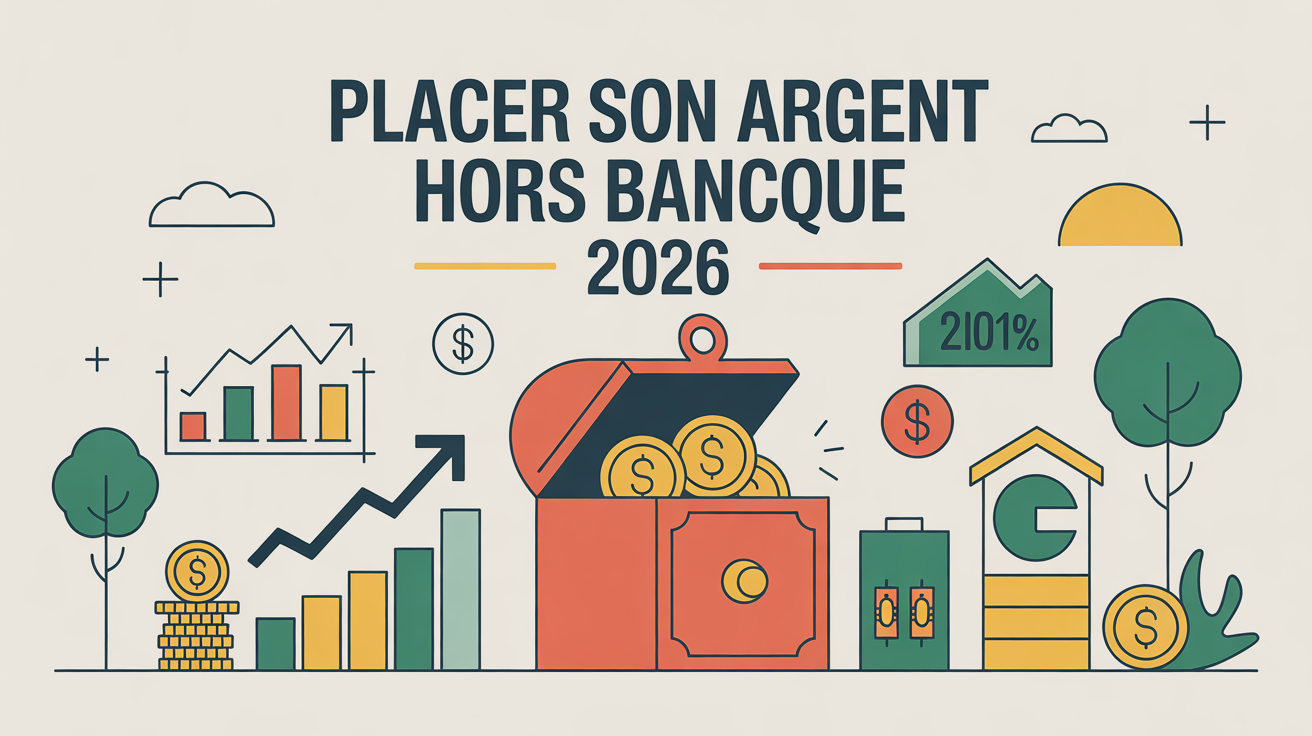 Alternatives d'investissement hors banque 2026 coffre or immobilier ETF