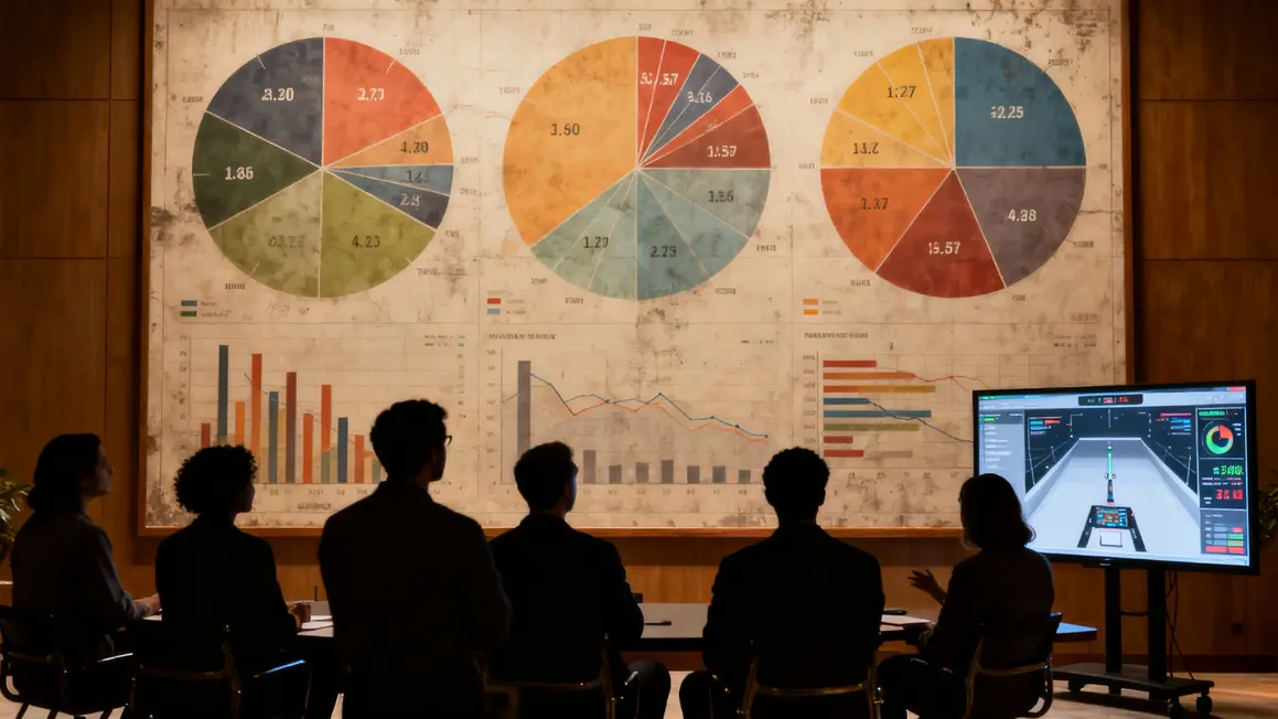 Tableau graphiques sectoriels et simulateur business