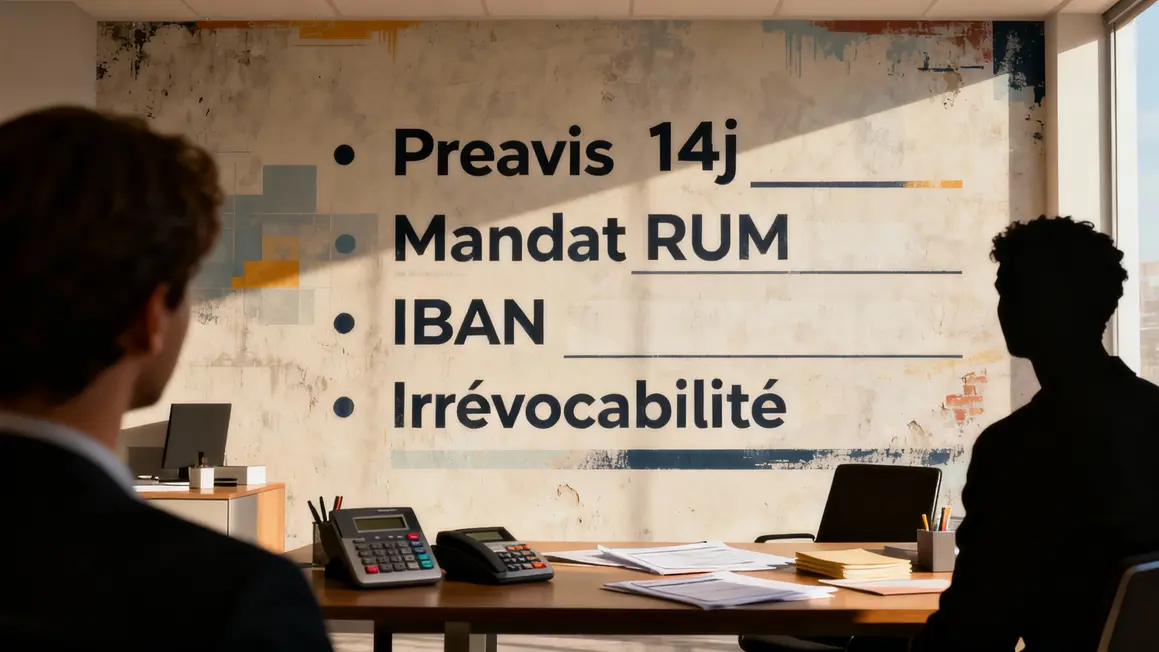Tableau garanties sécurité prélèvement B2B DGFIP
