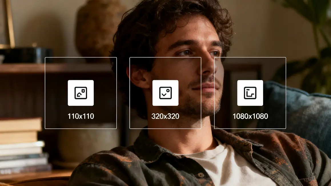 comparatif carre resolutions photo de profil instagram