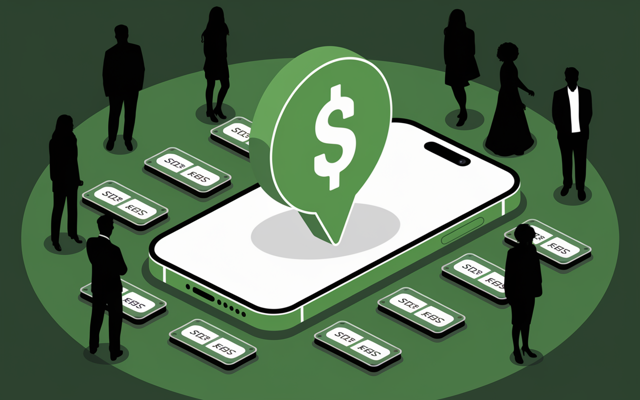 USDT stablecoin dollar représentation digitale smartphone