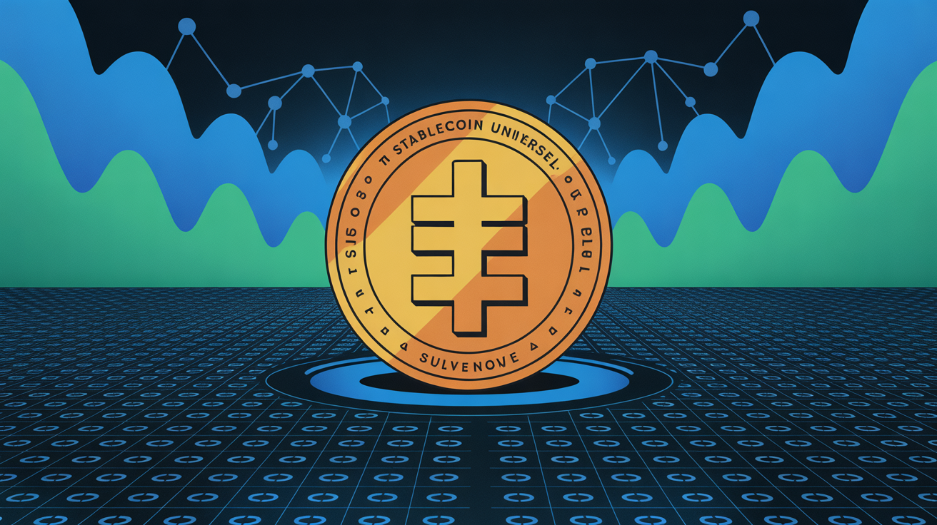 illustration USDT stablecoin sécurisé sur réseau blockchain