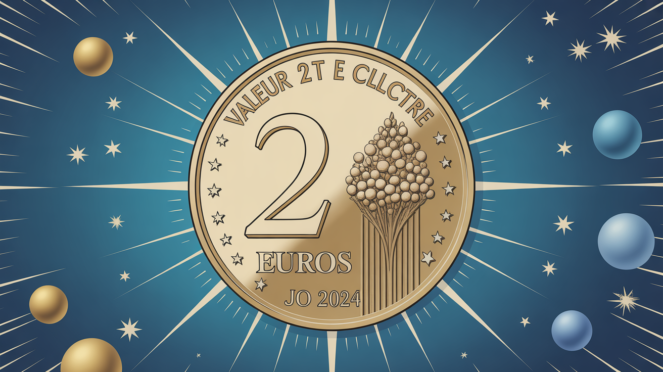 piece 2 euros JO 2024 brillante collection