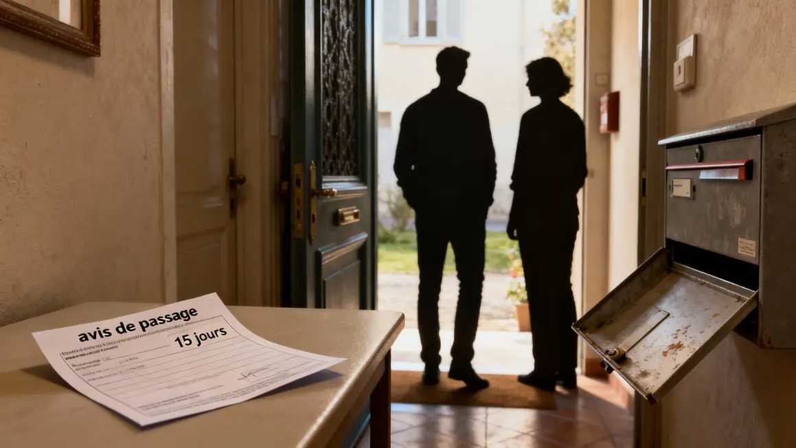 Procédure réception et délai lettre recommandée