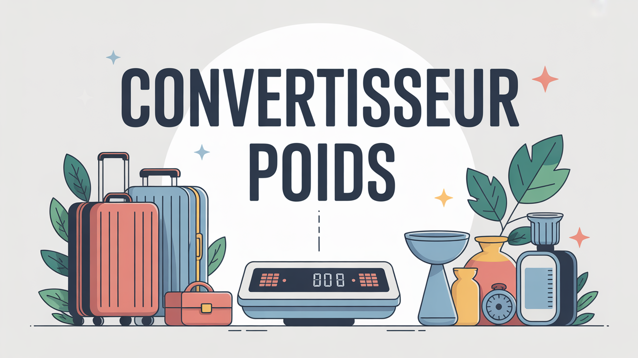 convertisseur poids balance digitale stylisee
