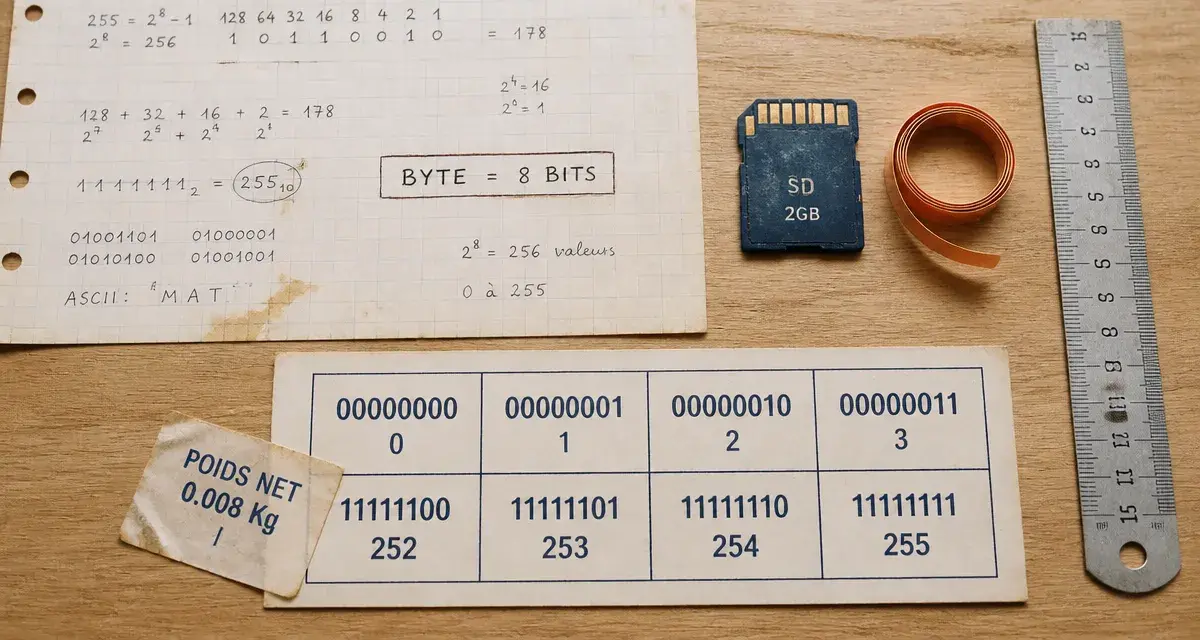 B y t e : Byte 8 bits et histoire informatique